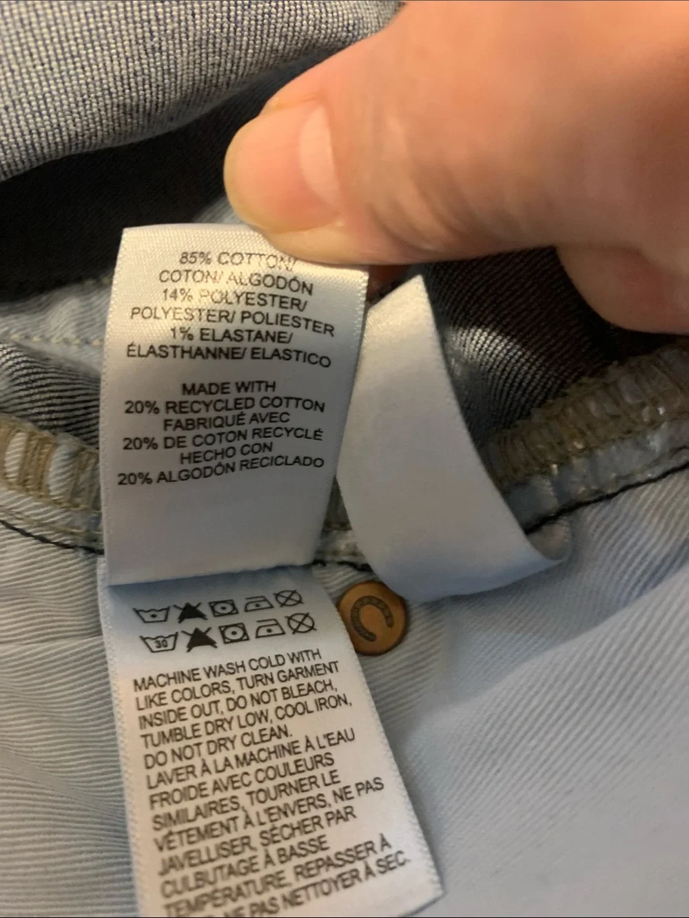 Lucky Brand 223 Straight Jeans Men’s Blue Denim  Stretch 36x30